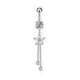thumbnail image 4 of QQTDFG Faux Fake Belly Rings Anti-allergy Belly Button Ring Body-4, 4 of 5
