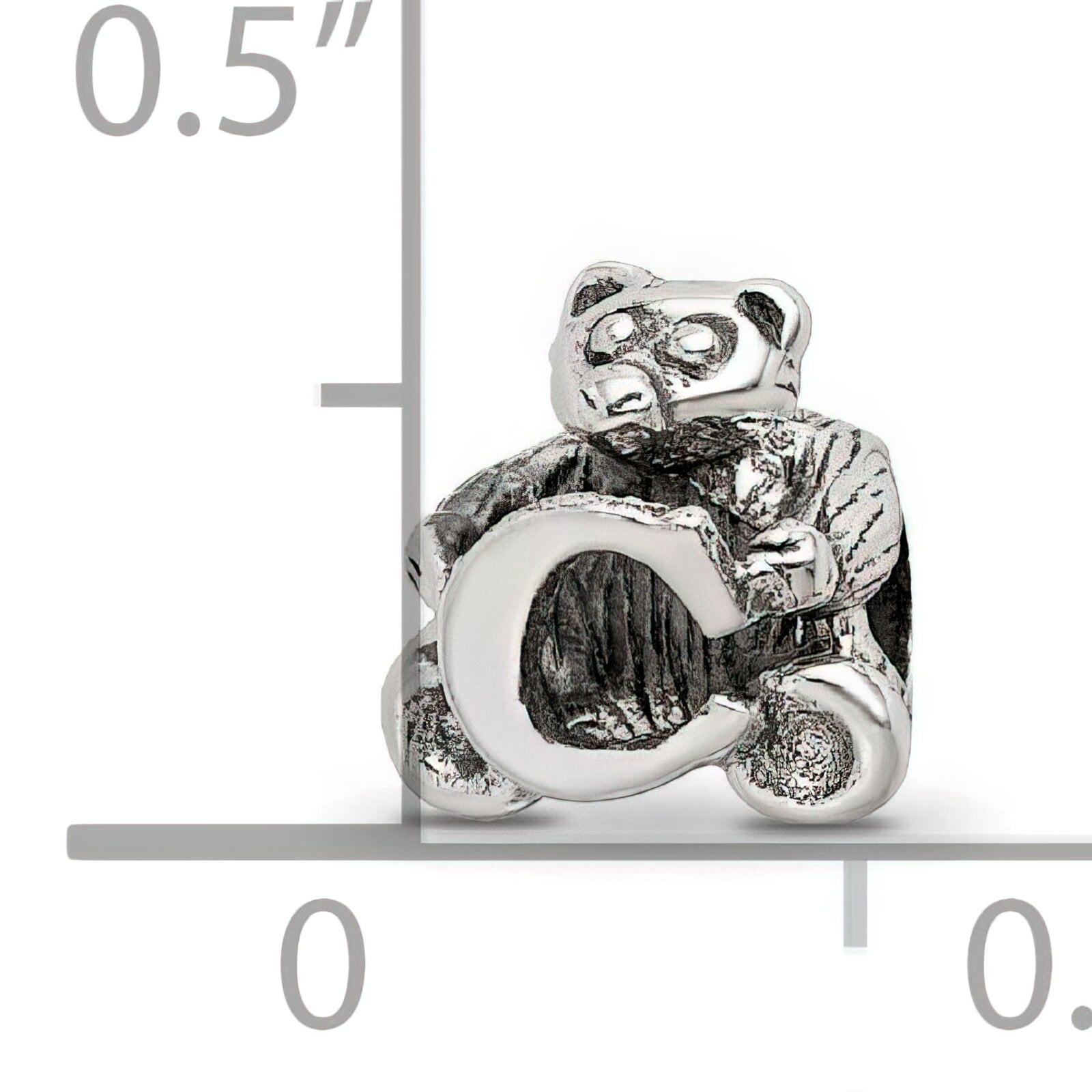 Simstars Reflections Kids Sterling Silver Letter Bead