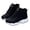 Black, variant on NOKIO Women's Platform Sneakers Warm Sport Shoes with Thick Fl𝖾𝖾c𝖾 Li𝗇𝗂ng, So𝗅id Color Ankle B𝗈𝗈𝑡𝑠 Comfortable Non S𝗅ip Athlet𝗂c Shoes Fashion 𝖫a𝖼e Up Walking Shoes