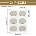 thumbnail image 2 of Uxcell 24 Pcs Drum Dampeners Gel Pads Silicone Mute Pads Drum Coffee 30x25x3mm for Drums Cymbals Tone Control, 2 of 6
