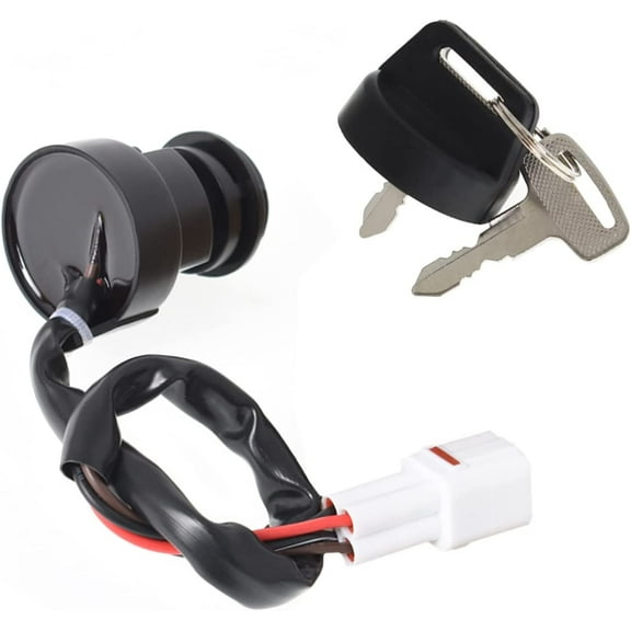EPOTOOR Ignition Key Switch Replacement for Yamaha 660r 700 125 250 350 5LP-82510-00-00