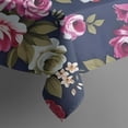 thumbnail image 5 of Pioneer Flower Floral Print Pattern Square Tablecloth,Waterproof Square Table Cover,Wipeable Spillproof Washable Table Cover for Home Kitchen Party Decor 42"X42"(107x107cm), 5 of 6