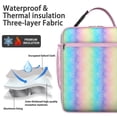 thumbnail image 2 of Watercolor Insulated Lunch Bag Box Women Reusable Lunch Tote Bag Fit Most Bento Boxes Lunchbox School Camping, 2 of 6
