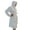 White, variant on XMMSWDLA Mens Flannel Robe Hooded Plush Hoodies Long Bathrobe Sleepwear His and Hers Robes