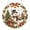 A, variant on Christmas Pearl Diamond Painting Suncatcher Kit, DIY Craft (8in) | Pre-Assembled Metal Chain, Acrylic Round Board with Lace Edge, 3D Mixed-Sized Pearl Beads Craft, Festive Window Wall Decor