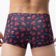 thumbnail image 5 of Men's Underwear, Men's Sexy Printed Underwear with Flat Corner Underwear, 5 of 5