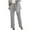 Gray, variant on Women's High Waisted Dressy Trousers New High Waisted Work Pants for Women Business Casual Outfits 2025 Office Dress Pants Trousers with Pockets Light Blue M