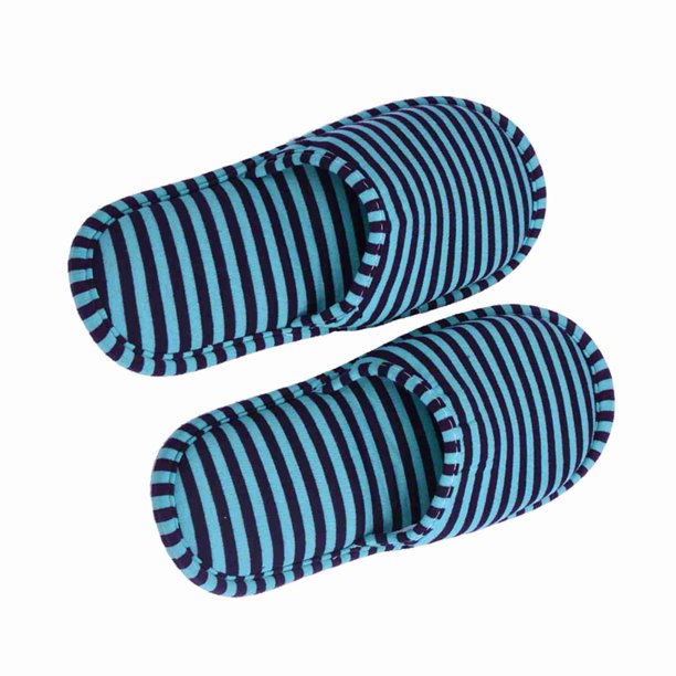Zapatillas De Viaje, Zapatillas De Algodón Plegables Con Suela Antideslizante Para Viajes En Interiores, Suaves, Transpirables, Lavables, Reutilizables