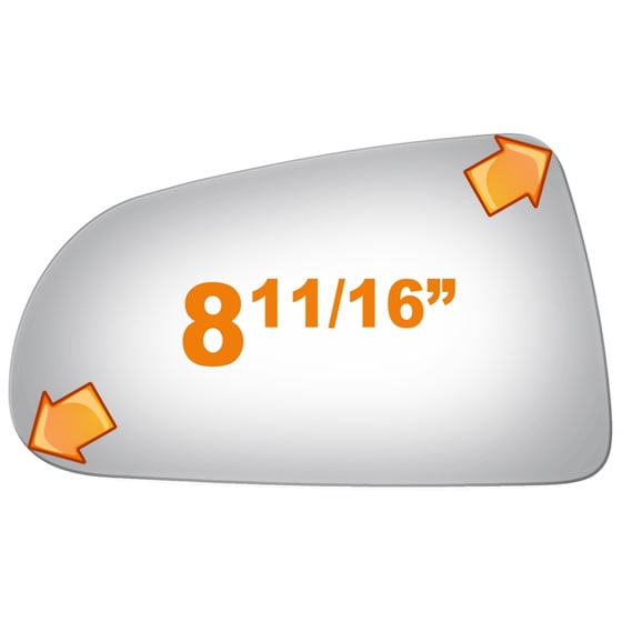 Burco 4018 Driver Side Flat Replacement Mirror Glass for Dodge Dakota