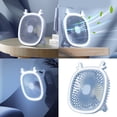 thumbnail image 2 of Drrntien Desk Fan 3 Speed Camping Table Fan Rechargeable Tent Fan with LED Light, 2 of 20