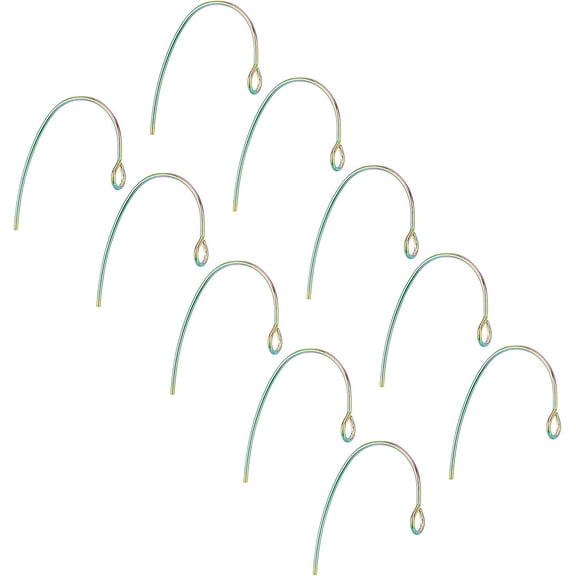 50pcs Stainless Steel Earring Hooks Stainless Steel Ear Wire Multi-Color Earring Hooks Hypoallergenic Jewelry