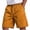 Orange, variant on hlysgo Mens Casual Shorts Flat Front Elastic Waist Drawstring Shorts Summer Beach Vacation Shorts with Pockets Dark Gray,XL