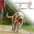thumbnail image 2 of Unique Bargains 1 Set Cartoon I-Shaped Pet Leash Kit Durable Dog Leash Kit for Dog Pink Medium, 2 of 6