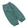 thumbnail image 1 of MIASHUI Girls Sweatpants Toddler Solid Color Active Jogger Pants Casual Athletic,Mint Green,4-5 Years, 1 of 4