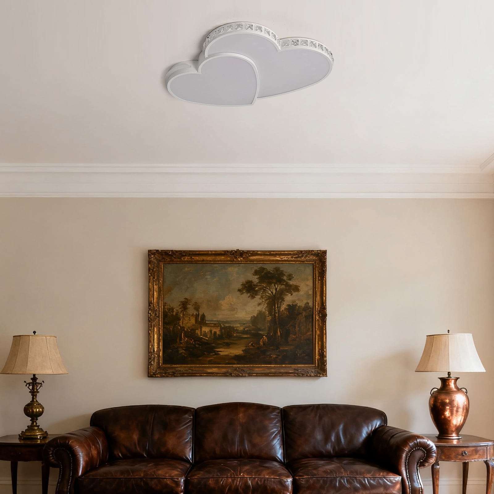 1 PCS White Ceiling Light, Ceiling Light Fixture, Ceiling Lamp for Bedroom Kitchen, Voltage: 85-265V, Power: 36W