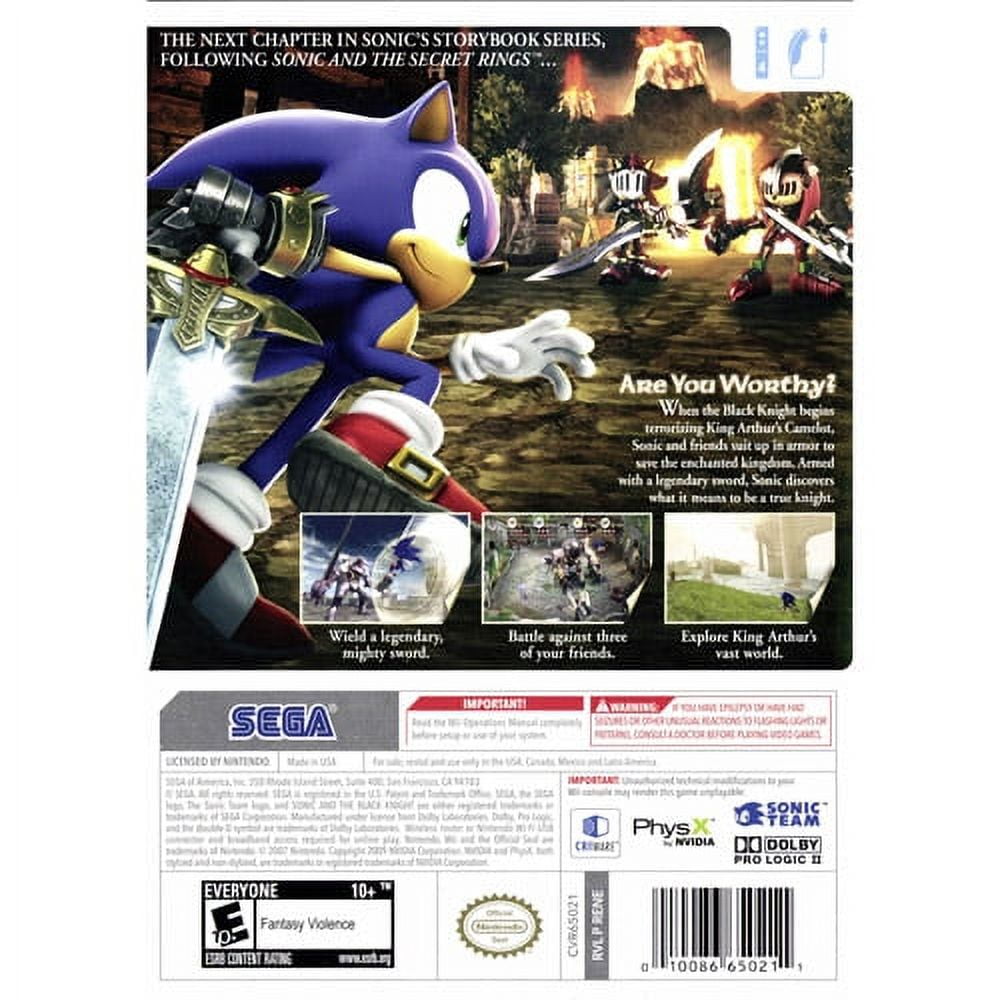 Download Sonic And The Black Knight - Nintendo Wii (WII ISOS) ROM
