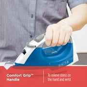 BLACK+DECKER Easy Steam Compact Iron, Blue, IR03V