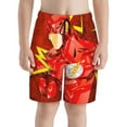 thumbnail image 3 of The Flash Boy's Swim Trunks Quick Dry Board Shorts Kids Beach Swim Shorts Bathing Suits Swimsuit, 3 of 8