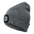 thumbnail image 2 of Yirtree Unisex Beanie Hat with The Light Gifts for Men Dad Father USB Rechargeable Caps Light Knitted Hat Winter Elastic Beanie Cap, 2 of 8
