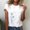 White-F, variant on Sakmal Short Sleeve Womens Tops Under $10 White Crew Neck Modal Graphic T-Shirts Womens T Shirts