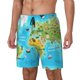 thumbnail image 1 of Fotbe World Map With Animals Landmarks Traje de Baño para Hombre – Shorts de Natación de Secado Rápido con Forro y Bolsillos-XX-Large, 1 of 6