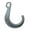 1303-001, variant on 8" 5400lbs J-hook Point Ring Eye Hook, Wide Mouth Long Hook Large Opening Hook Forged Alloy Steel Hoist Crane Winch Part ,Easy to Use