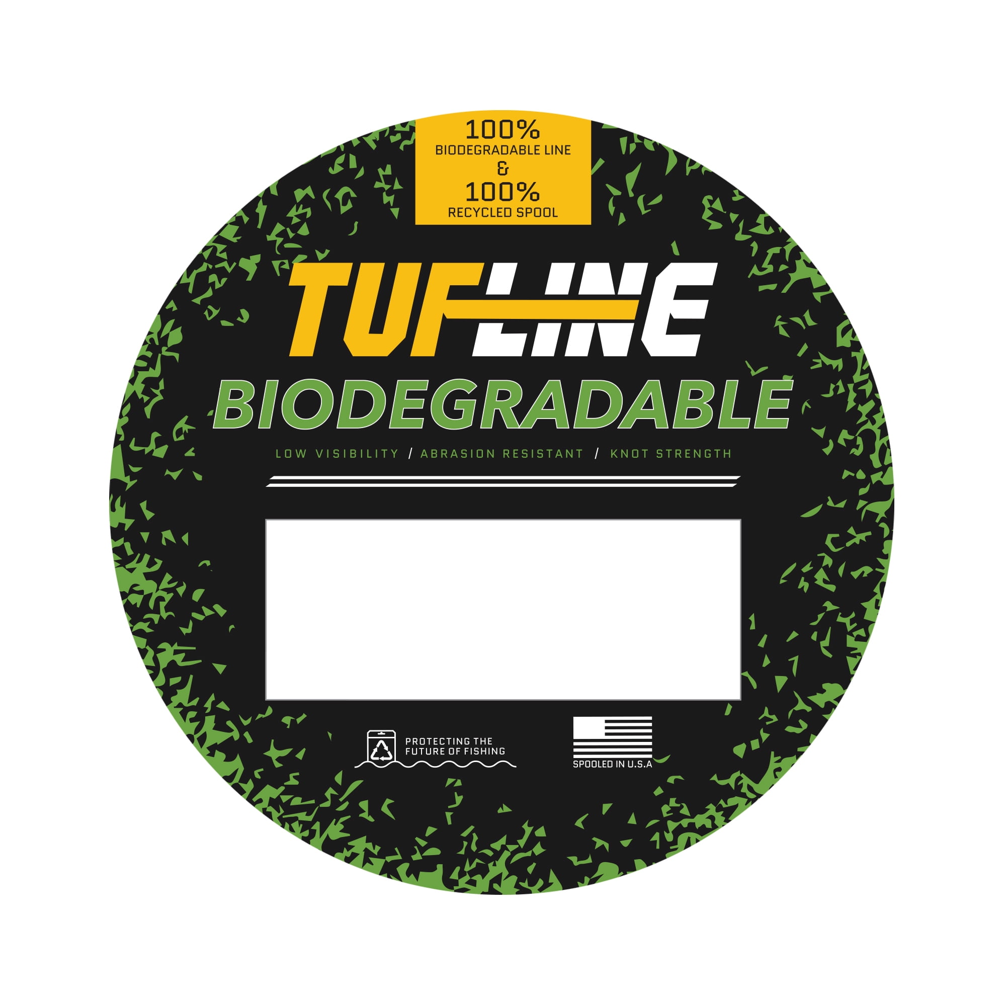 TUF-LINE Clear Biodegradable Monofilament Fishing Line 200 Yard - 12# Test