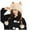 Beige, variant on Youth Ear Knit Hat 3D Antler Dual Pom Wide Fluff Trim Drawstring Soft Liner for Riverside Walks White