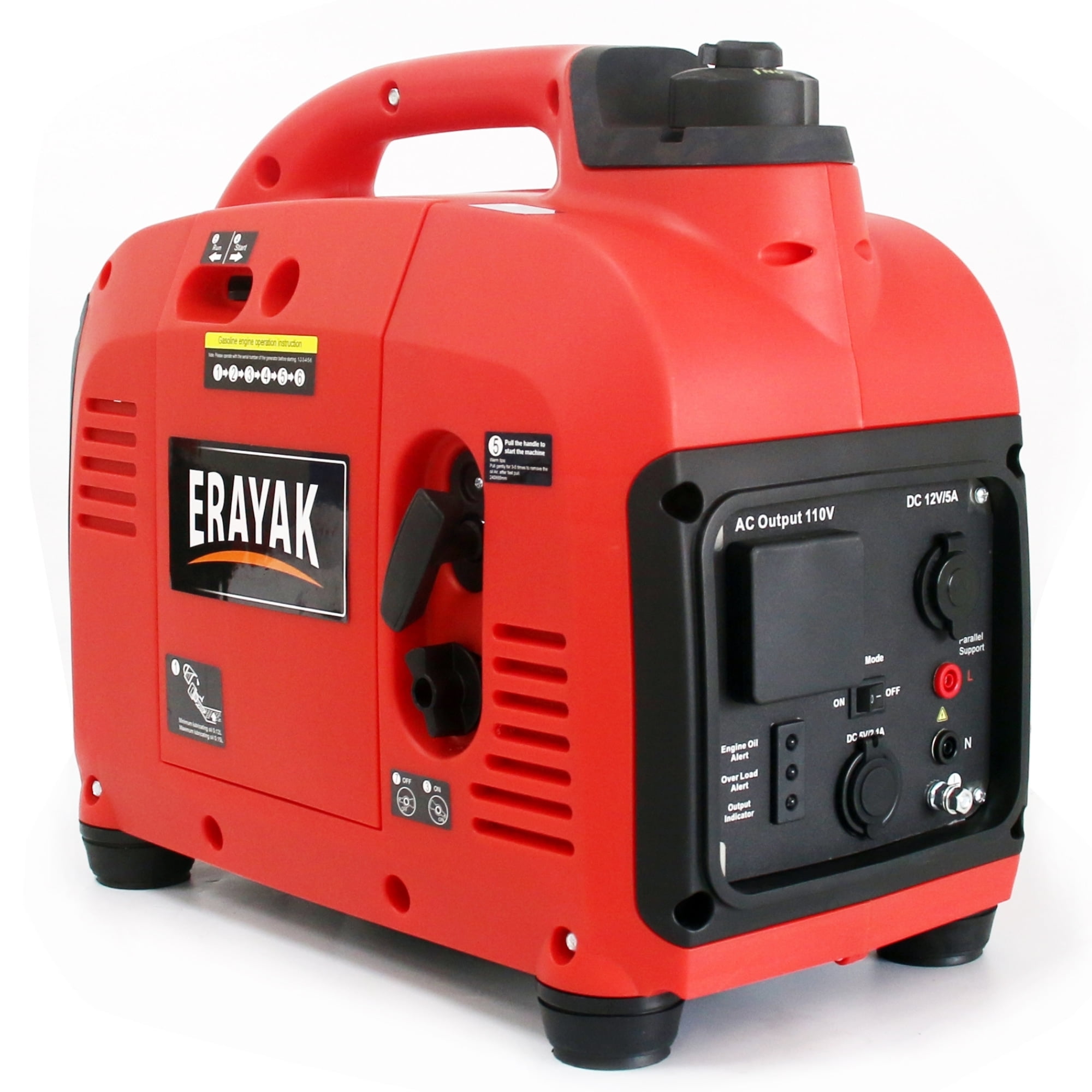 ERAYAK Inverter Generator Portable 1000 Watts, Quiet Household Petrol