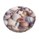 thumbnail image 1 of Disketp Sea Shells Funda Redonda para Taburete, Funda de Cojín para Silla de Bar Suave y Elástica-13 inch, 1 of 7