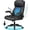 Black, variant on Primy Ergonomic Office Chair with Adjustable Air Lumbar, Home Desk Computer Chair, Leather High-Back Executive Chairs with Flip-Up Arms, Rocking Swivel Comfort