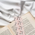 thumbnail image 6 of Kdxio White And Black Rabbit Print Metal Tassel Bookmarks,Perfect Gift for Art Lovers and Bookworms Metal Bookmarks for Women, 6 of 8