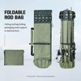thumbnail image 2 of Folding Fishing Rod Bag Durable Oxford Fabric Fishing Rod Case Portable Fishing Tackle Bag, 2 of 5