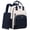 Dark Blue-beige, variant on LOVEVOOK Diaper Bag Backpack, Baby Bag with Changing Pad, Large Diaper Backpack Boy Girl, Waterproof Baby Registry Bag for Mom Dad with Stroller Buckles, Beige-khaki
