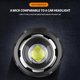 thumbnail image 3 of Luces LED de Camping XHP70 de aleación de aluminio con función Likrtyny de memoria linterna multifuncional impermeable con zoom de 1500LM para exteriores, 3 of 9