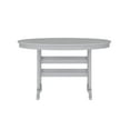 thumbnail image 5 of Emma + Oliver Indoor-Outdoor 48" Round Recycled HDPE Adirondack Dining Table for 4 in Gray, 5 of 8