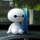 thumbnail image 4 of Cute Baymax Robot Sacudiendo la cabeza Muñeca Coche Decoraciones interiores Dibujos animados, 4 of 8