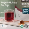 thumbnail image 3 of 100 bolsitas de té de hibisco orgánico de Tea J Mac Botanicals, 3 of 8