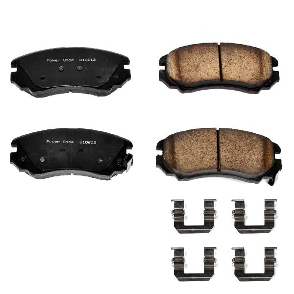 OE Replacement for 20102013 Kia Soul Front Disc Brake Pad and Hardware