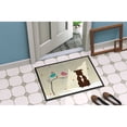 thumbnail image 4 of Carolines Treasures BB2520JMAT Christmas Presents Between Friends Staffordshire Bull Terrier Chocolate Indoor or Outdoor Mat, 24 x 0.25 x 36 in., 4 of 4