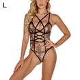 thumbnail image 1 of Mujeres Sexy Encaje Lencería Hollow Vendaje Ropa interior Body Ropa de dormir Regalo, L sidaley XX000110-03, 1 of 7