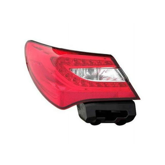 Left Driver Side Tail Light Assembly - Compatible with 2011 - 2014 Chrysler 200 2012 2013