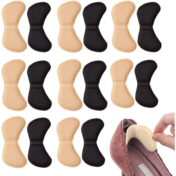 2 pares de almohadillas para el talón, almohadillas autoadhesivas para el talón, almohadillas para el talón, protectores para el talón, almohadillas antideslizantes para evitar rozaduras y ampollas (b