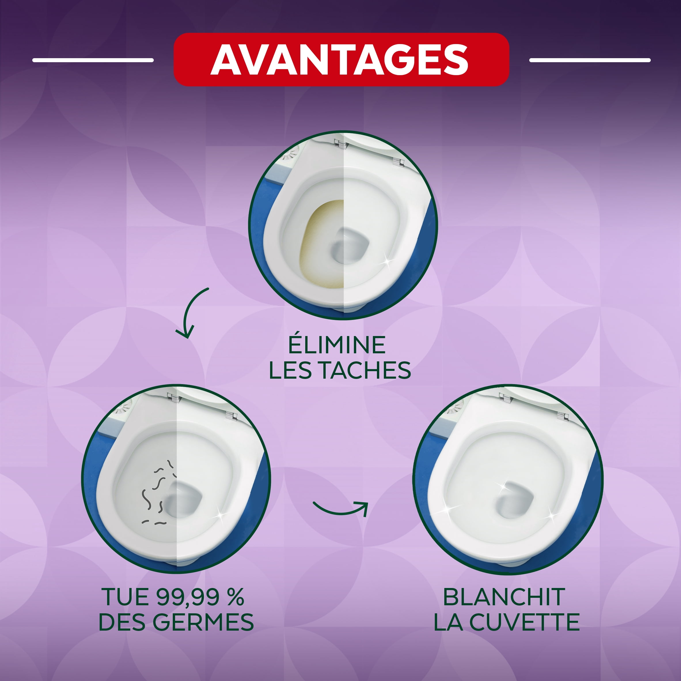 Lysol® Toilet Bowl Cleaner - Power + Odour Fighting Fresh Scent, 710 mL