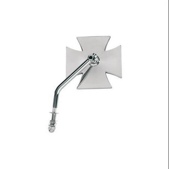 Drag Specialties Maltese Cross Mirror Round Stem (1901-6060)