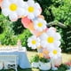 thumbnail image 5 of Globos de aluminio DXING con flores blancas enormes para cumpleaños baby shower bodas, 5 of 5