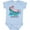 AE-Light Blue, variant on Relaxolotl- Cute Axolotl on Summer Vacation Boys or Girls Baby Bodysuit