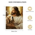 thumbnail image 2 of ONETECH Golden Retriever Canvas Wall Art Painting, Dog drawing, Jesus painting, In God arms, Portrait Canvas Prints, Dog Picture Artwork Modern Gallery Room Wall Décor, 2 of 5