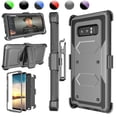 thumbnail image 1 of Galaxy Note 8 / S9 Plus / S9 Cases Cover, Galaxy S9 Holster Belt, Njjex Heavy Duty Protection Full-body Rugged with Kickstand + Holster Belt Clip Carrying Armor Case Shell, 1 of 4