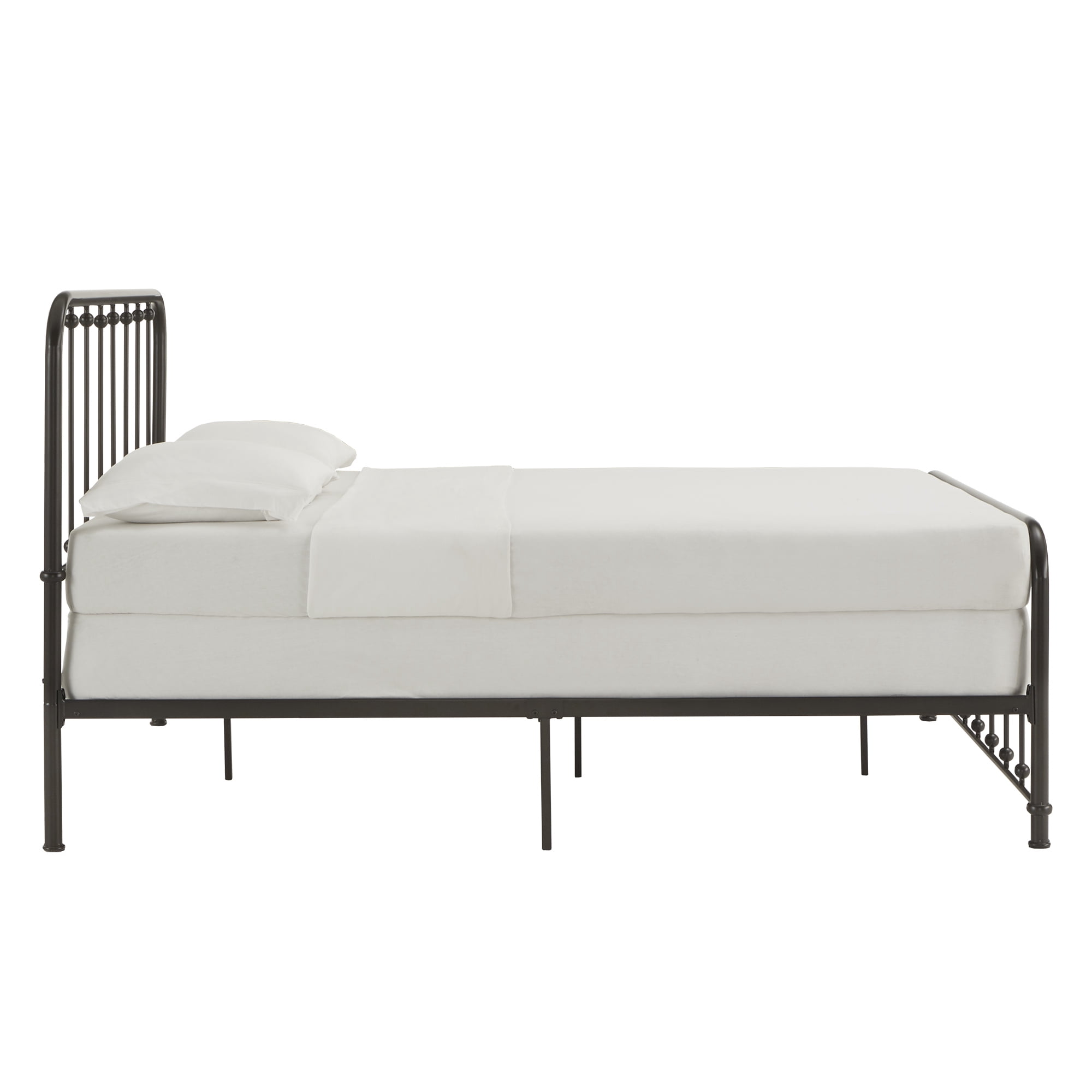 Weston Home Montgomery Spindle Metal Platform Full Bed, Antique Dark Bronze